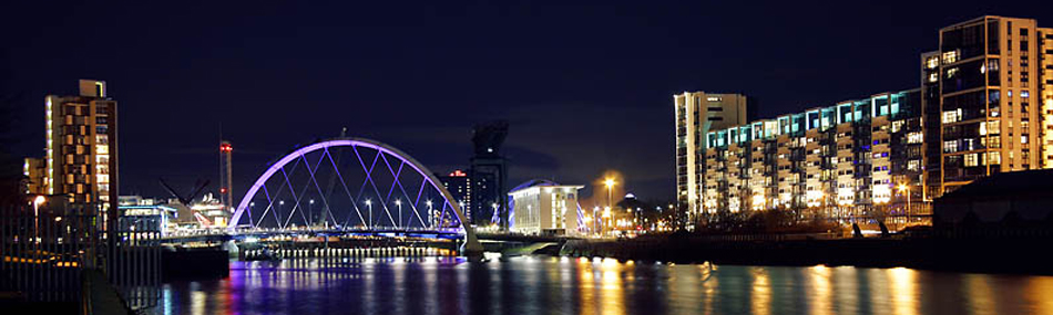 Image of Glasgow at night
